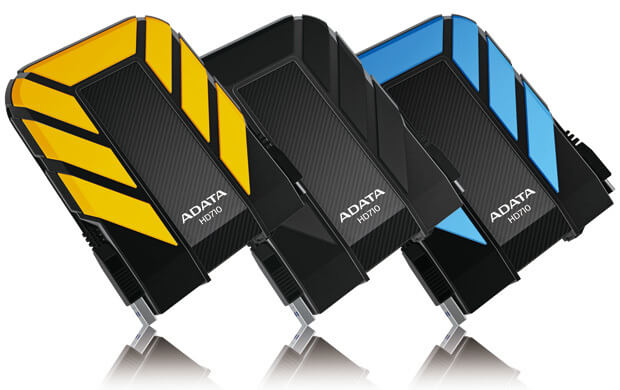 ADATA выпустила новый портативный и защищенный жесткий диск Durable HD710. Фото.