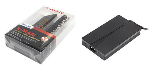 Huntkey представила универсальную зарядку X-MAN 90W для ноутбуков. Фото.