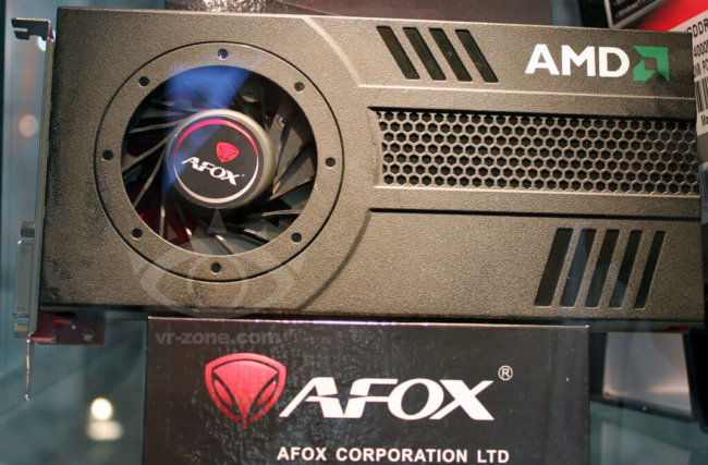 CeBIT 2012: AFOX готовит однослотовую видеокарту Radeon HD 7850. Фото.