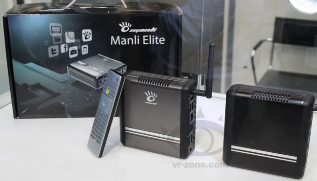 Manli представила barebone-систему Elite. Фото.