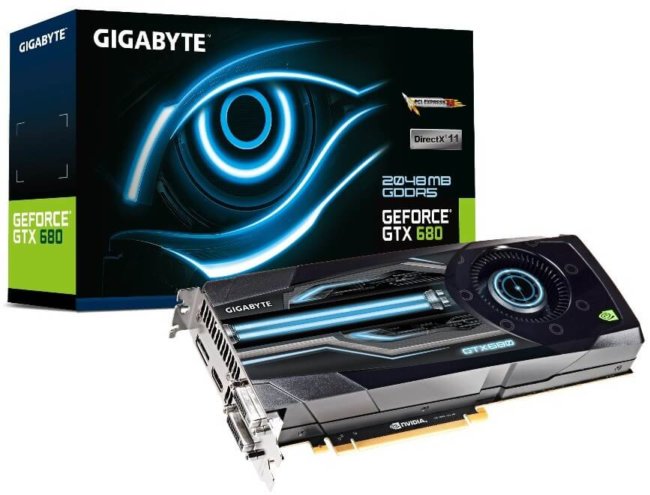 GIGABYTE представила свою GeForce GTX 680. Фото.