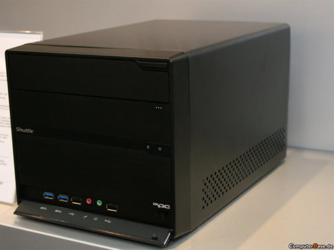 CeBIT 2012: Shuttle показала barebone-систему XPC Z77R5. Фото.