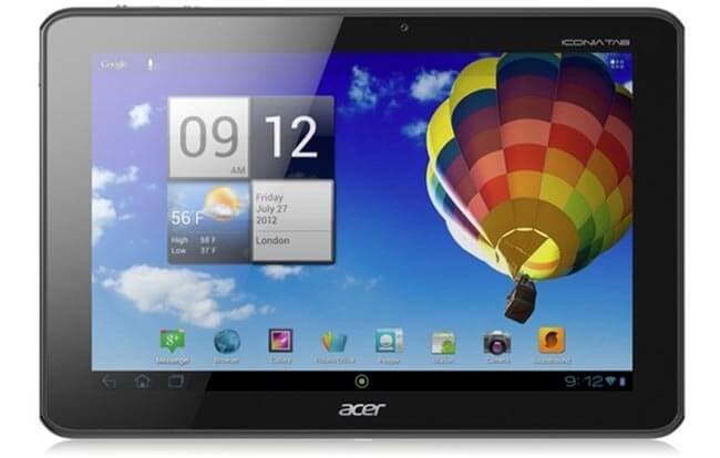 Acer начала принимать предзаказы на планшет Iconia Tab A510. Фото.