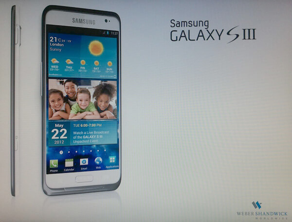 Рендер Samsung Galaxy S III