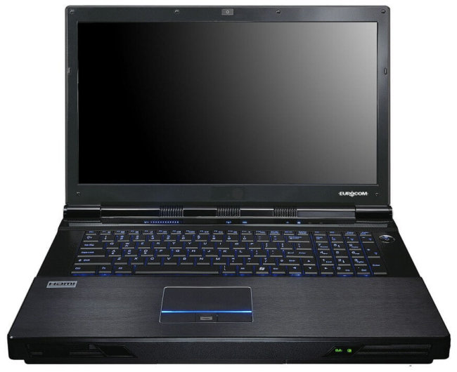 Eurocom начала поставки самого мощного в мире ноутбука с поддержкой 3D и весом 5.5кг. Фото.