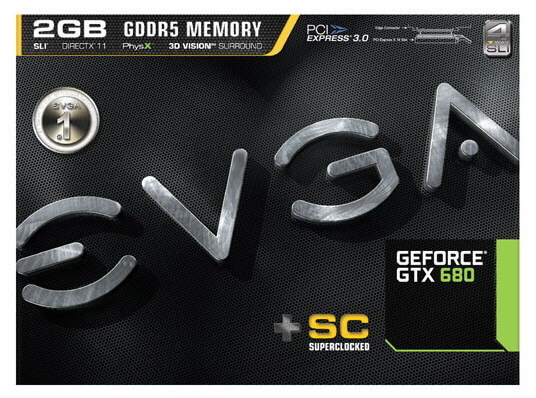 EVGA представила видеокарту GeForce GTX 680 Superclocked. Фото.