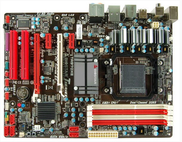 материнская плата Biostar TA970XE (рис.2) материнская плата Biostar TA970XE (рис.2)