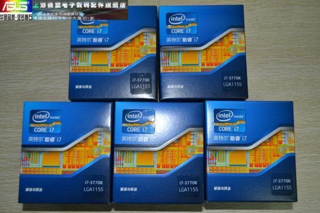 Первые фотографии коробочной версии процессора Core i7-3770K. Фото.