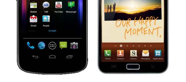 Samsung-Galaxy-Note и Nexus