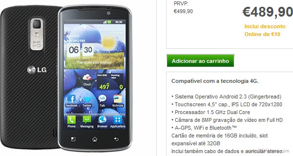 LG Optimus TrueHD LTE