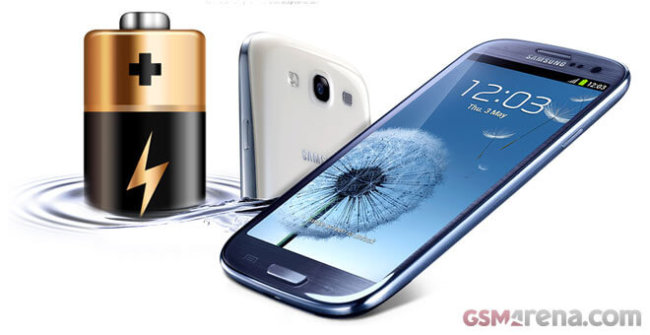 Батарея Samsung Galaxy S3 выполняет обещания. Фото.