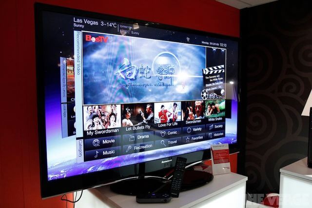 В Китае дебютировали телевизоры Lenovo smart TV. Фото.