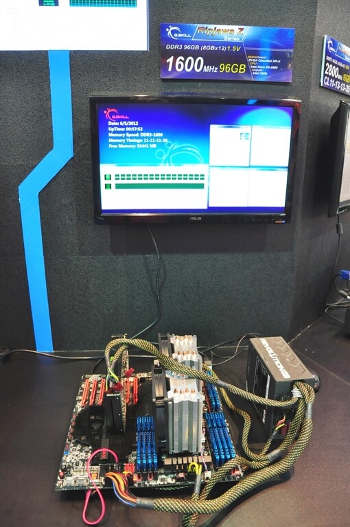 [Computex 2012] G.SKILL показала самый «объемный и быстрый» набор оперативной памяти DDR3. Фото.
