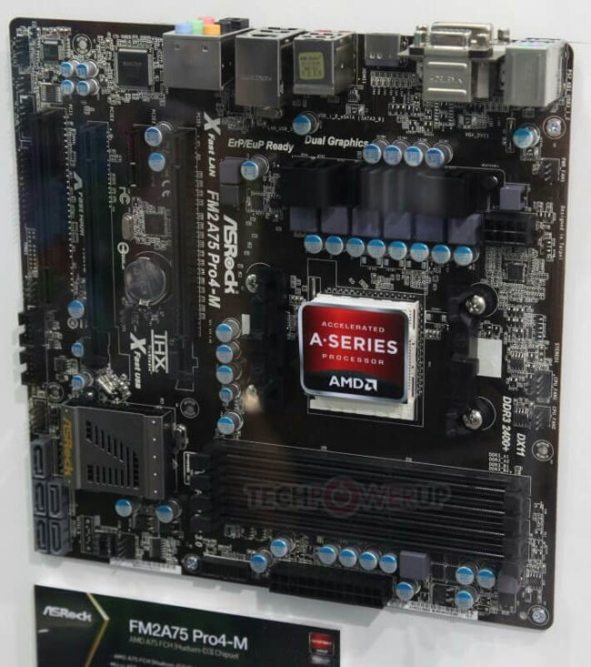 [Computex 2012] ASRock показала пару micro-ATX плат с сокетом FM2. Фото.