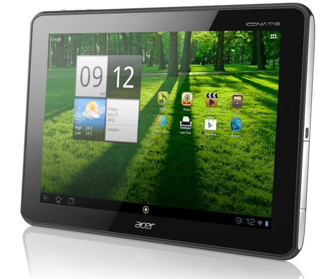 Начались продажи планшета Acer Iconia Tab A700. Фото.