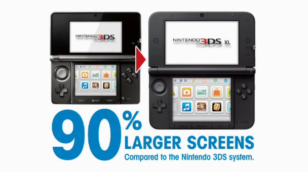 Nintendo анонсировала портативную игровую консоль 3DS XL. Фото.