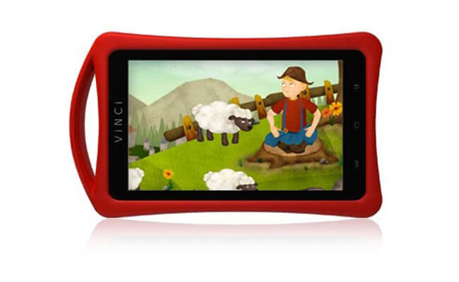Vinci Tab II M — 5 дюймовый Android-планшет для детей. Фото.