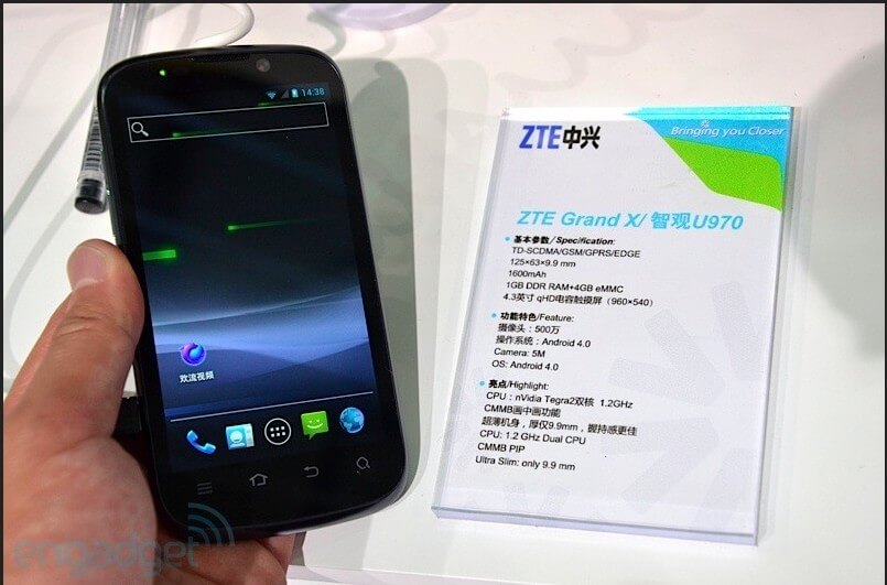 ZTE Grand X (U970) ZTE Grand X (U970)