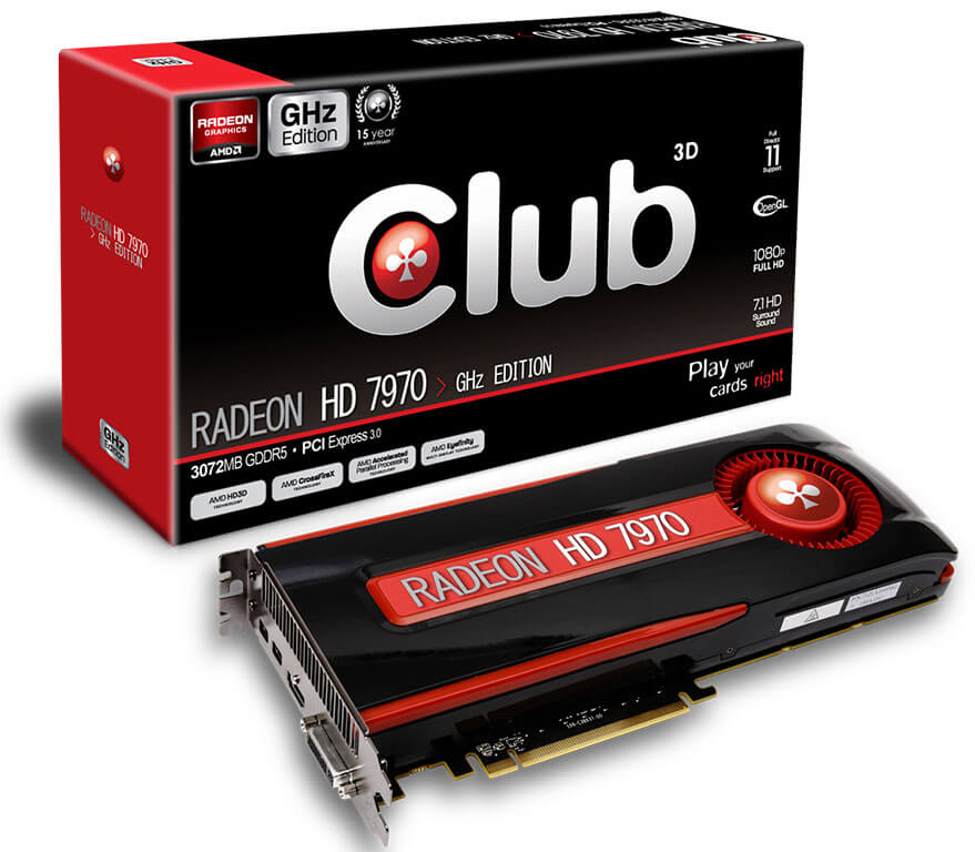 Видеокарта Club 3D HD 7970 GHz Edition
