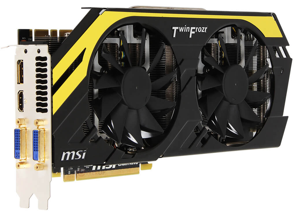Панель интерфейсов MSI GeForce GTX 680 Lightning Панель интерфейсов MSI GeForce GTX 680 Lightning