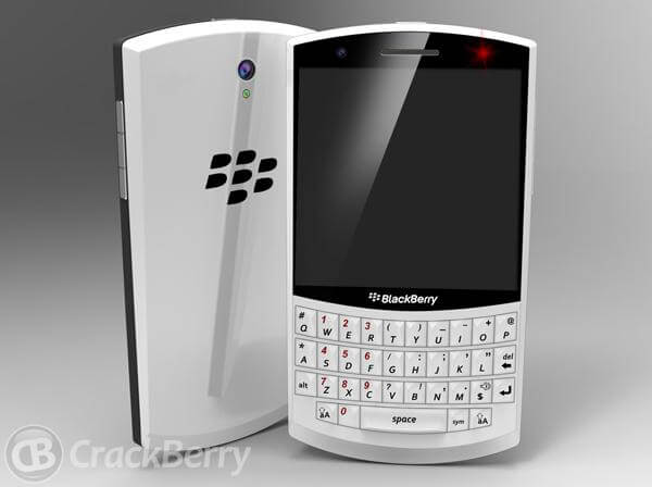 Рендер смартфона Blackberry 10 с физической клавиатурой