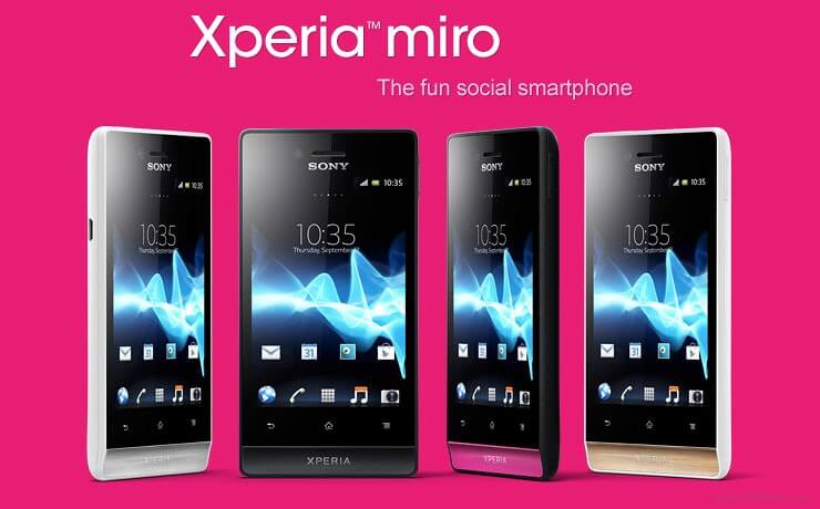 Смартфон Sony Xperia miro