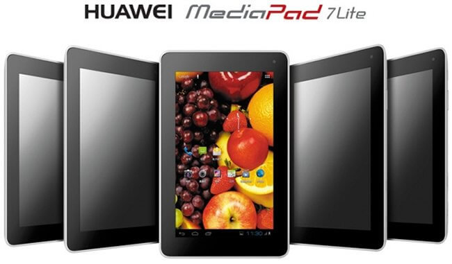 Huawei анонсировла планшет MediaPad 7 Lite на базе Android 4.0 ICS. Фото.