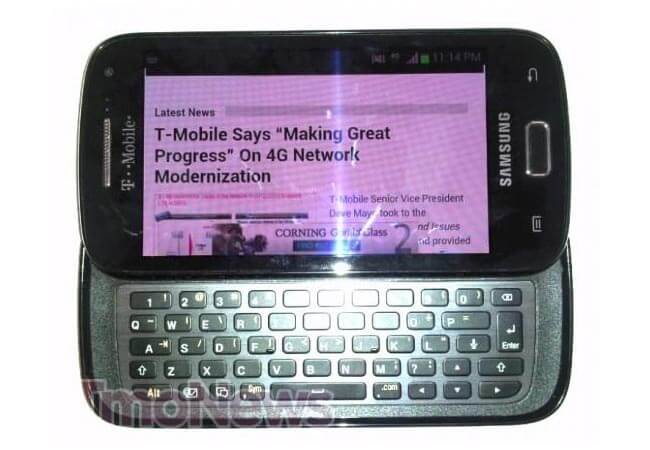 Samsung работает над новым смартфоном Galaxy S Blaze Q с QWERTY-клавиатурой. Фото.