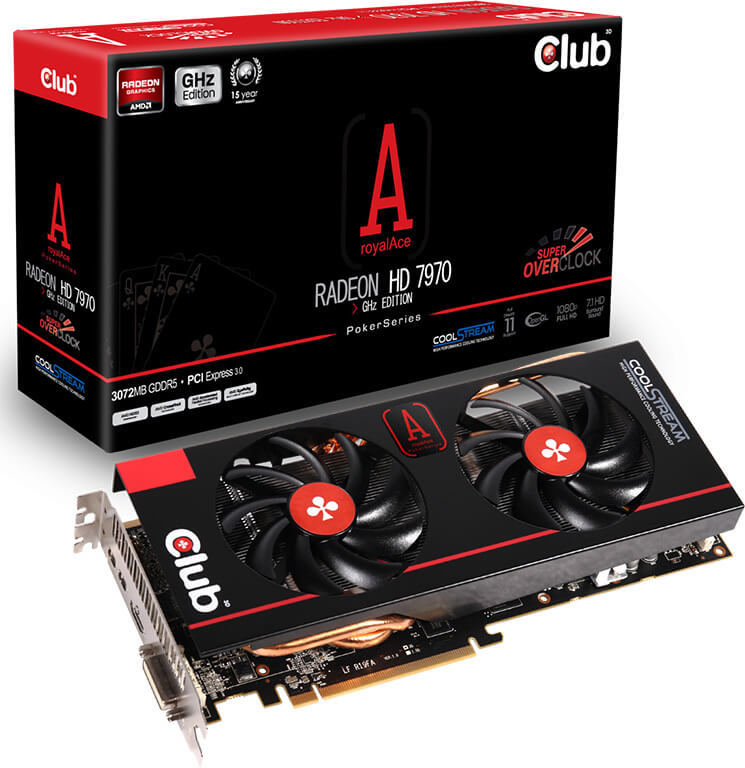 Видеокарта Club 3D Radeon HD 7970 royalAce
