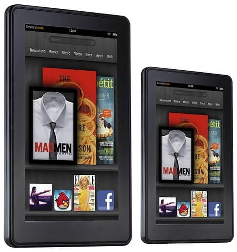 Рендер Amazon Kindle Fire 2