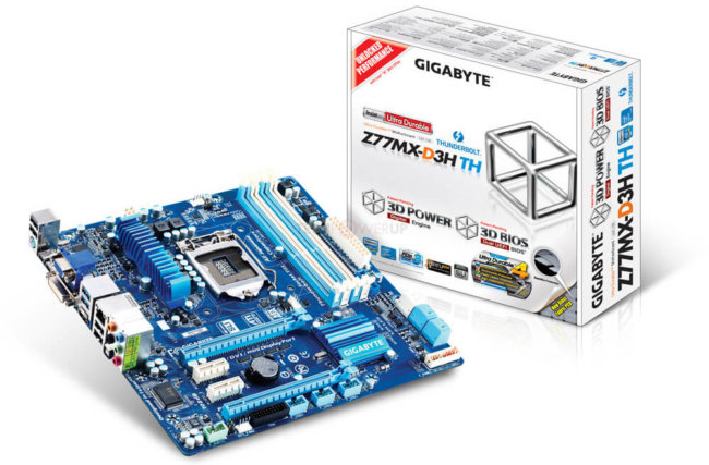 Gigabyte выпустила первую материнскую плату Micro-ATX с двумя портами Thunderbolt. Фото.