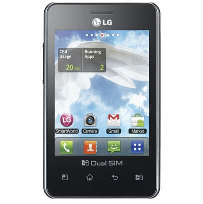 LG Optimus L3 E405 с двумя SIM-картами