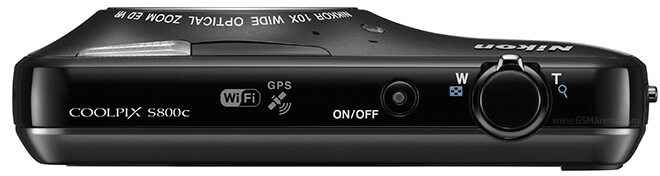 Nikon Coolpic S800c - вид сверху