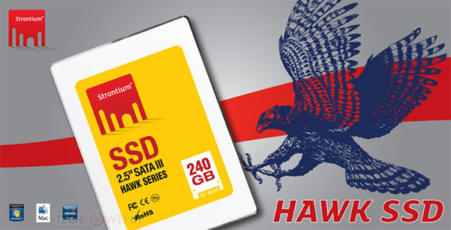 Strontium Technology представила SSD-накопители HAWK. Фото.