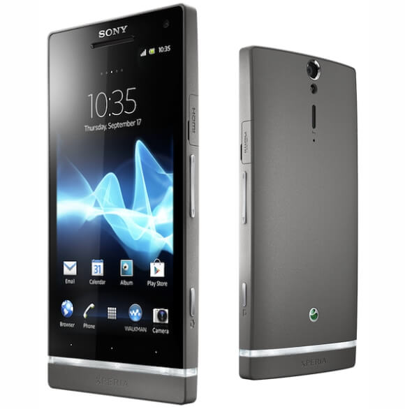 Sony Xperia S в темно-серебристом цвете