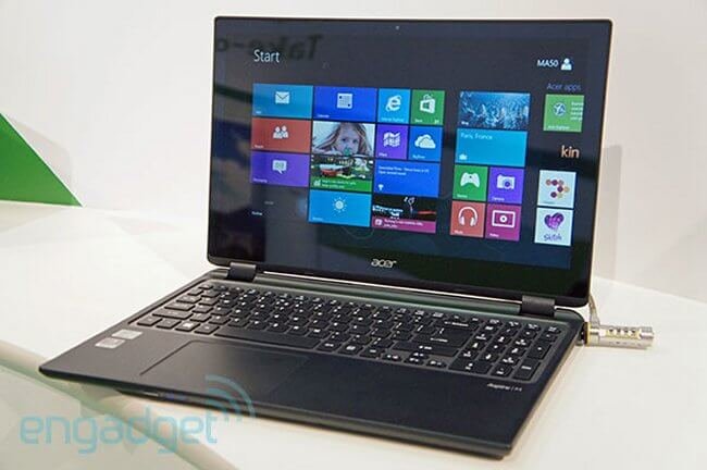 IFA 2012: Acer анонсировала лэптопы Aspire M3 и Aspire V5 с сенсорными дисплеями. Фото.