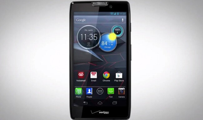 Смартфон Motorola Droid RAZR HD засветился на видео. Фото.