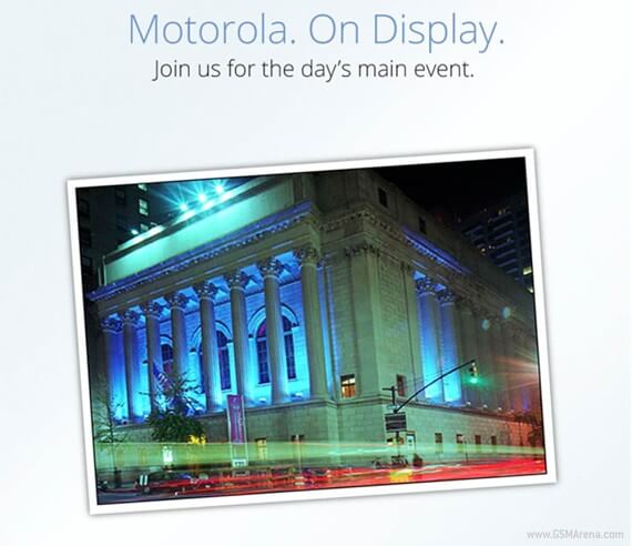 Приглашение на пресс-конференцию Motorola