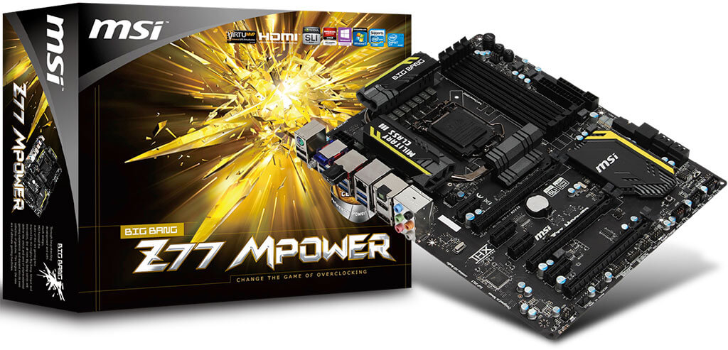 материнская плата MSI Big Bang Z77 MPower