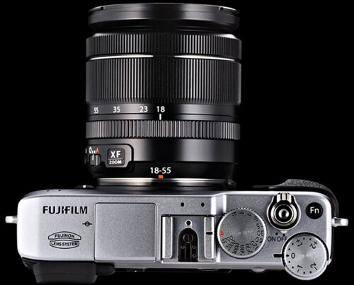 Fujifilm X-E1 - вид сверху Fujifilm X-E1 - вид сверху