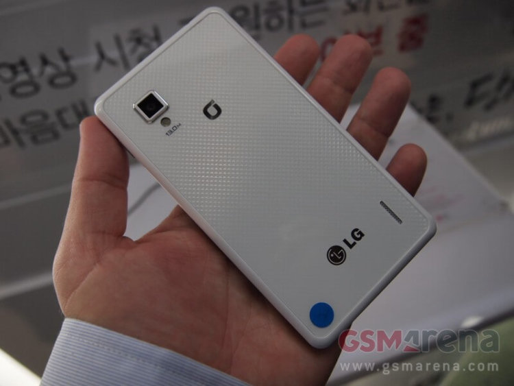LG Optimus G - в белом корпусе