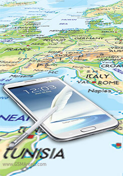 Samsung Galaxy Note II прибывает в Европу