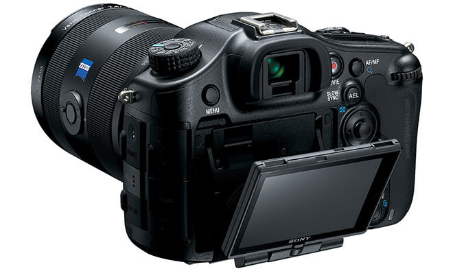 Sony Alpha SLT-A99 - вид сзади