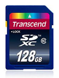 Transcend 128GB Class 10 SDXC