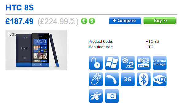 HTC 8S HTC 8S