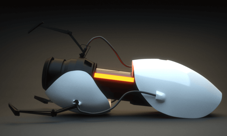 Небольшая пушка из Portal 2. Реальна ли пушка из Portal 2? Лучше бы нет. Небольшая пушка из Portal 2. Реальна ли пушка из Portal 2? Лучше бы нет. Фото.