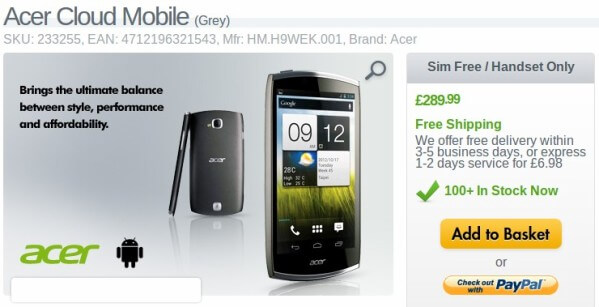 Acer CloudMobile