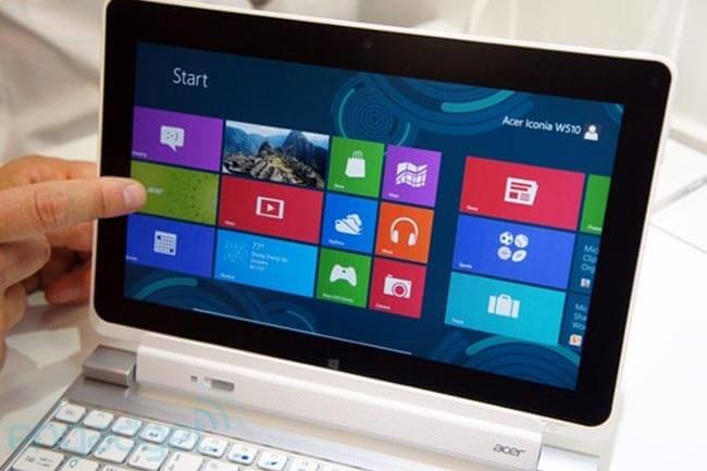 Планшет Acer Inconia W510 на базе Windows 8 поступит в продажу в ноябре. Фото.