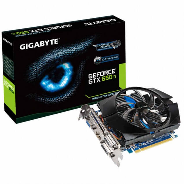 GIGABYTE GeForce GTX 650 Ti OC 1GB