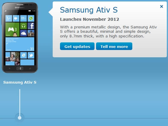 Британский оператор O2 готовится к продажам Samsung Ativ S. Фото.